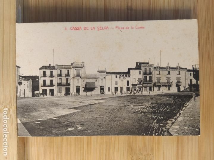 Cartoline: CASSA DE LA SELVA-PLAZA DE LA COMA-ROISIN-5-POSTAL ANTIGUA-(104.355)