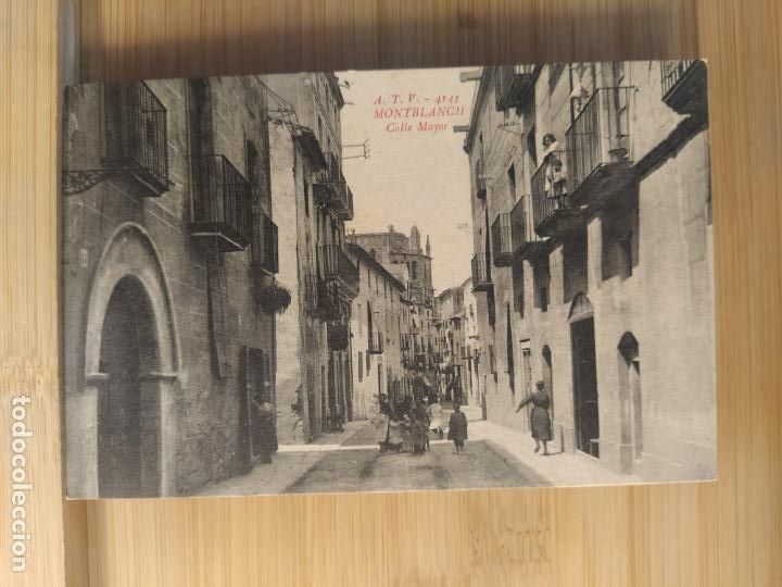 Cartoline: MONTBLANC-MONTBLANCH-CALLE MAYOR-ATV 4143 A.T.V.-POSTAL ANTIGUA-(104.398)