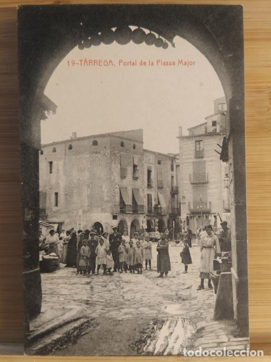 Cartoline: TARREGA-PORTAL DE LA PLA&Ccedil;A MAJOR-TIENDA LAS MODAS-THOMAS-19-POSTAL ANTIGUA-(104.399)