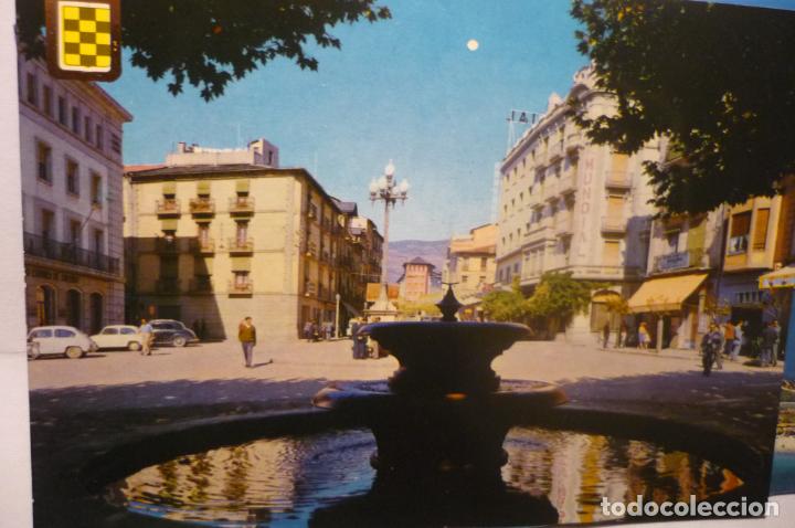 Postales: postal seo de urgel.-pl-caidos y surtidor escrita