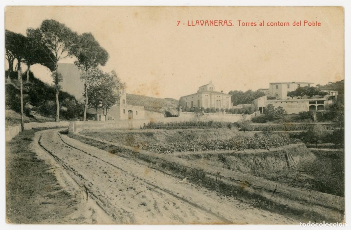 Postkarten: a08855 4427 Llavaneres Torres Al Contorn Del Poble Thomas N&ordm;7 circulada 1919 sin sello