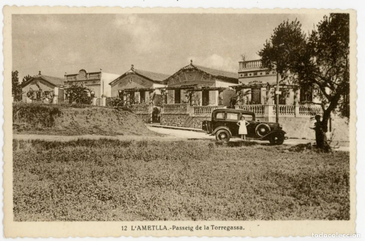 Postkarten: a08864 Ametlla Del Valles Passeig De La Torregassa N&ordm;12 sc automovil