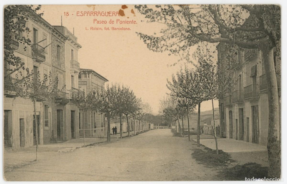 Postcards: a08876 Esparreguera Paseo De Poniente Roisin N&ordm;18 sc