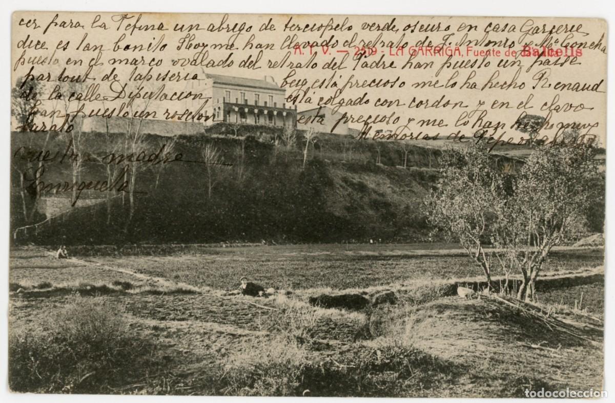 Postales: a08879 Garriga Fuente De Balcells Atv N&ordm;2519 circulada 1915