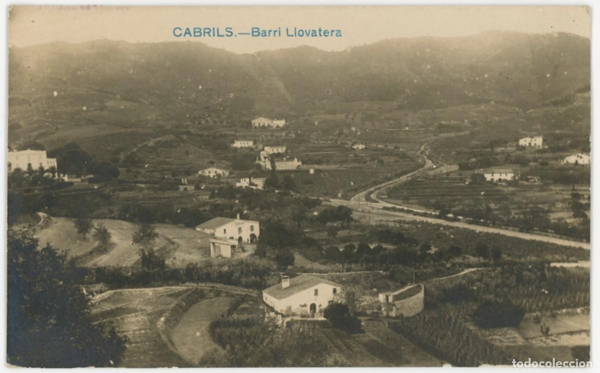 Cartoline: a08913 Cabrils Barri Llovatera fotografica circulada