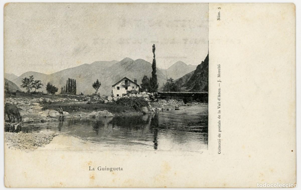Cartoline: a08932 Vall D'aneu La Guigueta Morello N&ordm;5 sc reverso dividido
