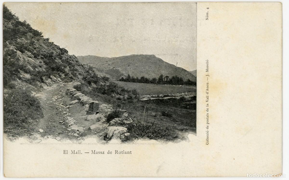 Cartoline: a08933 Vall D'aneu Massa De Rotllant Morello N&ordm;4 sc reverso dividido