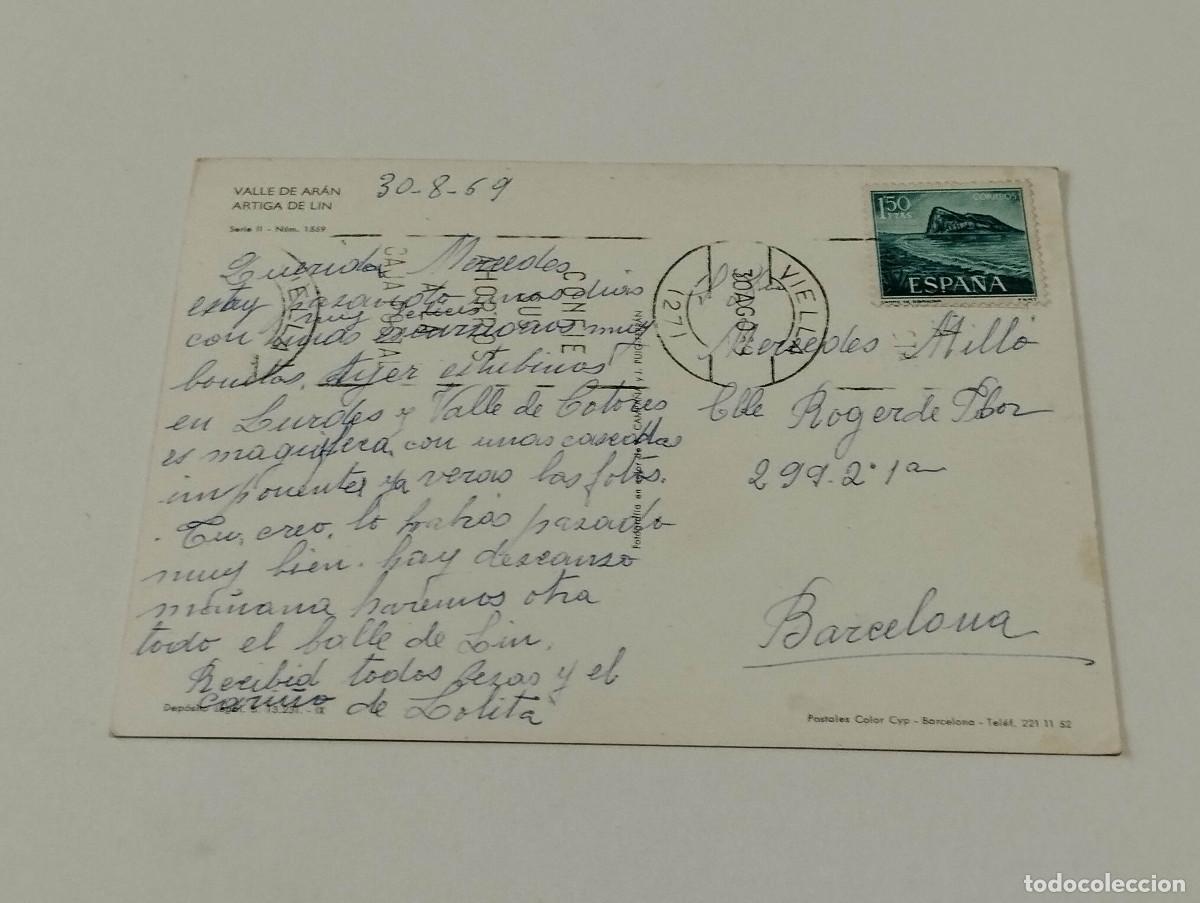 Postales: VALL DARAN - POSTAL ARTIGA DE LIN - Foto 2