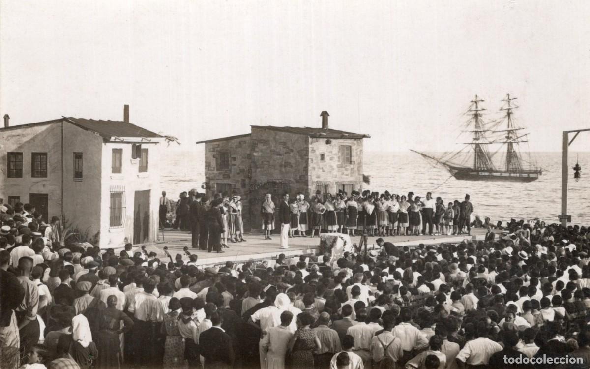 Postales: LLORET DE MAR. TEATRO EN LA PLAYA - Foto 1