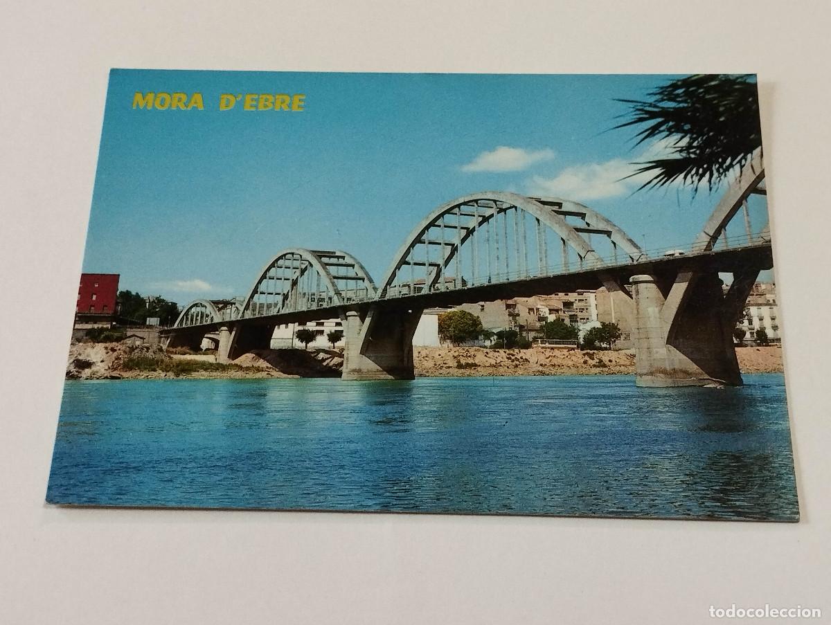 Postales: RIBERA D'EBRE - POSTAL MORA D'EBRE - PONT SOBRE L'EBRE