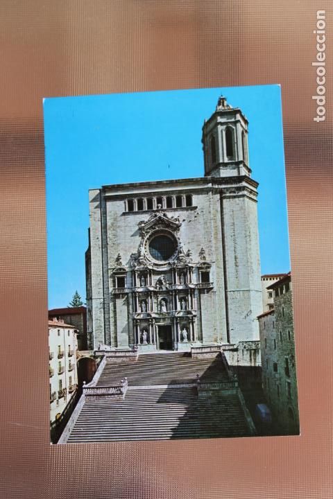 Postales: POSTAL CATEDRAL DE GERONA LABORATORIOS CHEMINOVA ESPA&Ntilde;OLA 1972