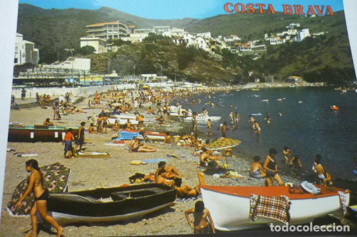 Postales: postal port bou -playa cm