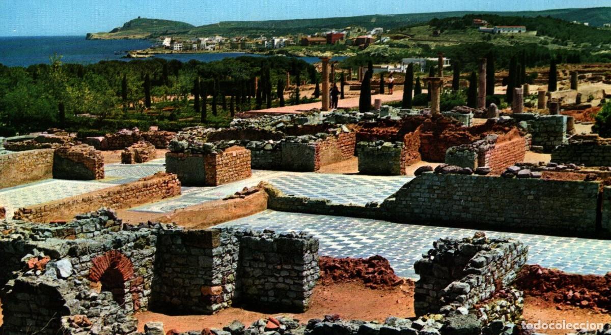 Postales: ampurias vista de cojunto de la casa sin circular