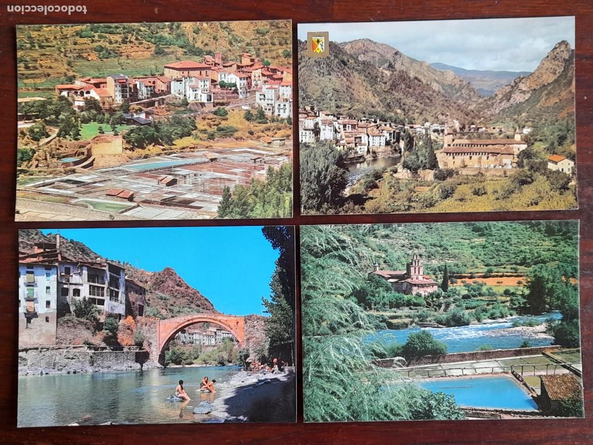 Postales: Una postal vintage las salinas de Guerri de la sal en pirineos centrales, cuatro tarjetas a elegir