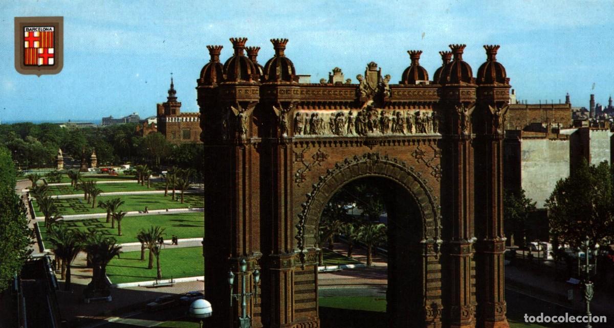 Postales: barcelona arc de triomf sin circular - Foto 1