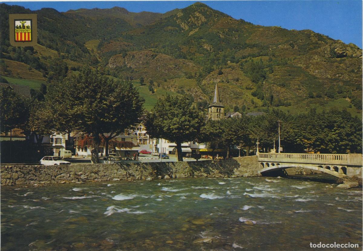 Postales: N&ordm; 68-LLEIDA. Vall d'Aran. Bossost. R&iacute;o Garona. Pirineo catal&aacute;n. Sin circular. ED. COMERCIAL ESCUDO