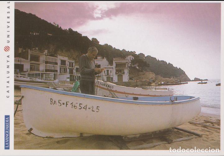 Postales: COSTA BRAVA, AMANECER EN LA PLAYA DE TAMARIU - FOTO JOSE MAR&Iacute;A ALGUERSUARI - CATALUNYA UNIVERSAL N&ordm;1