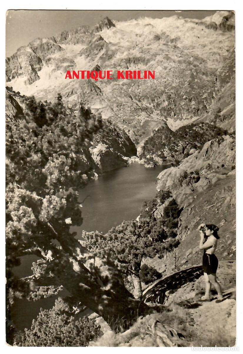 Postales: CALDAS DE BOHI / LAGO NEGRO AL FONDO COMOLOS Y BICIBERRI SUR / EDICION CYP SERIE I N&ordm; 1435