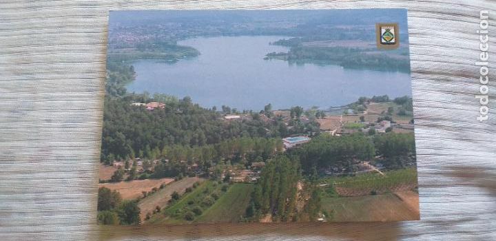 Postales: GIRONA-RV-150x105mm-N&ordm;E-2589-BANYOLES-LAGO DE BA&Ntilde;OLAS-CAMPING EL SOMBRERO