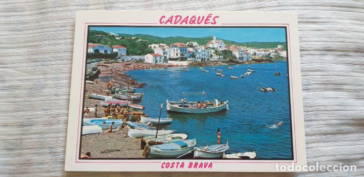 Postales: COSTA BRAVA-RV-150x105mm-N&ordm;51-CADAQUES-PLAYAS DE LLANE Y LA VILLA