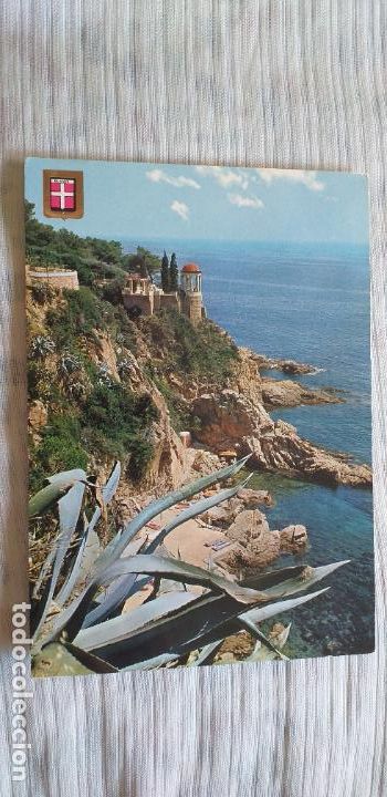 Postales: COSTA BRAVA-RV-150x105mm-N&ordm;5101-BLANES-JARDIN BOTANICO-CALA SA FORCANERA-CIRCULADA