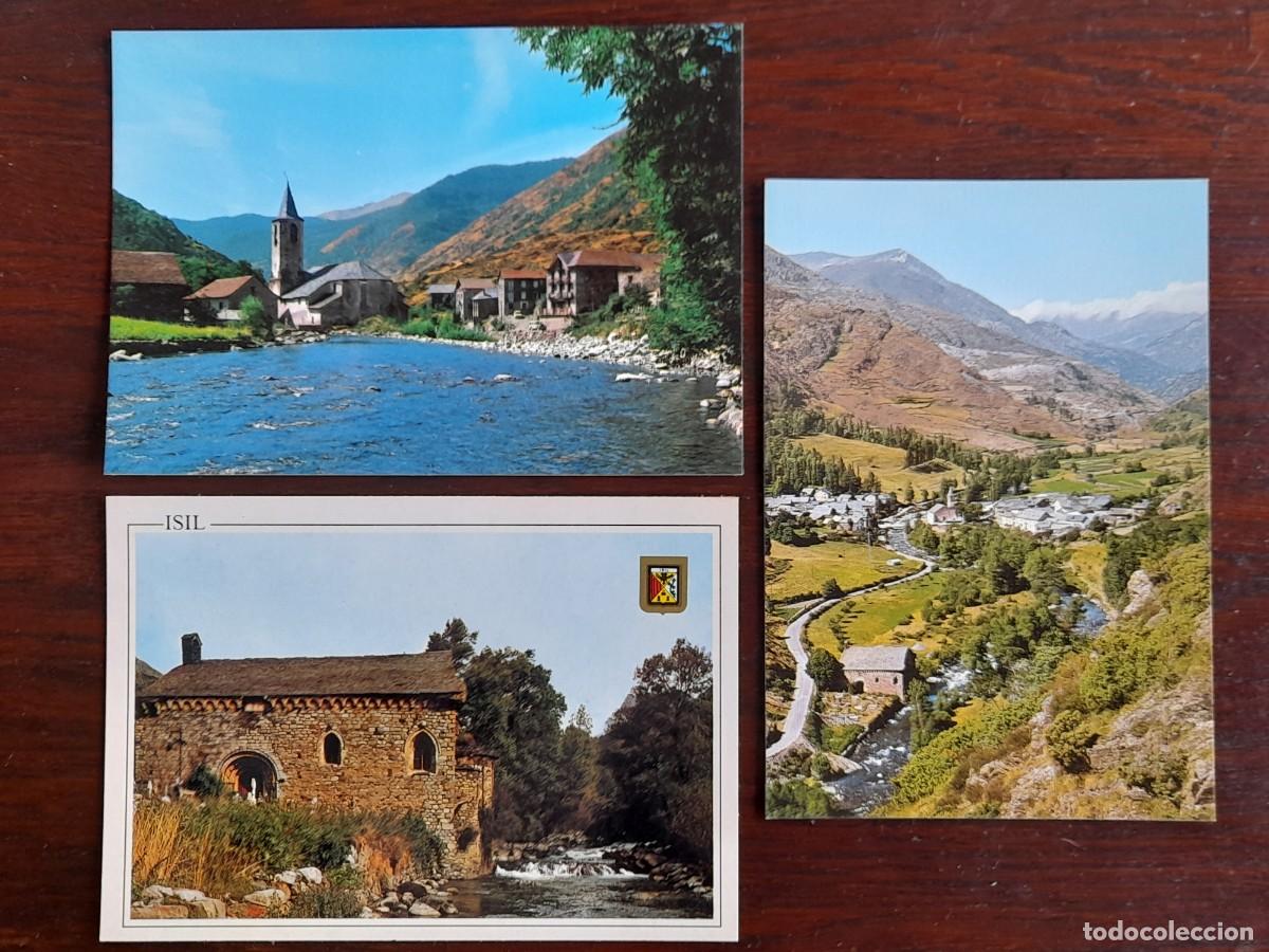 Postales: Una postal vintage, Isil, iglesia sant LLiser de Alos, Alt Aneu Pallars Subira, 3 tarjetas a elegir