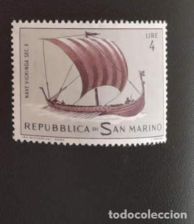 Postales: SD)1963, SAN MARINO, ANCIENT SHIPS, VIKING SHIP 10TH CENTURY, MINT