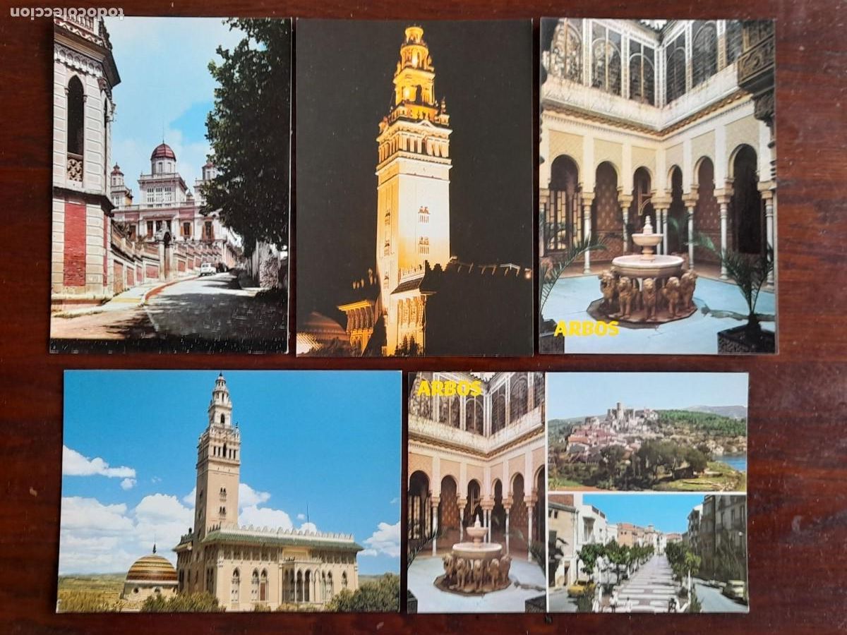 Postais: Una postal vintage, de L&acute;Arbor&ccedil; y la Giralda, en la comarca del baix penedes, 5 tarjetas a elegir