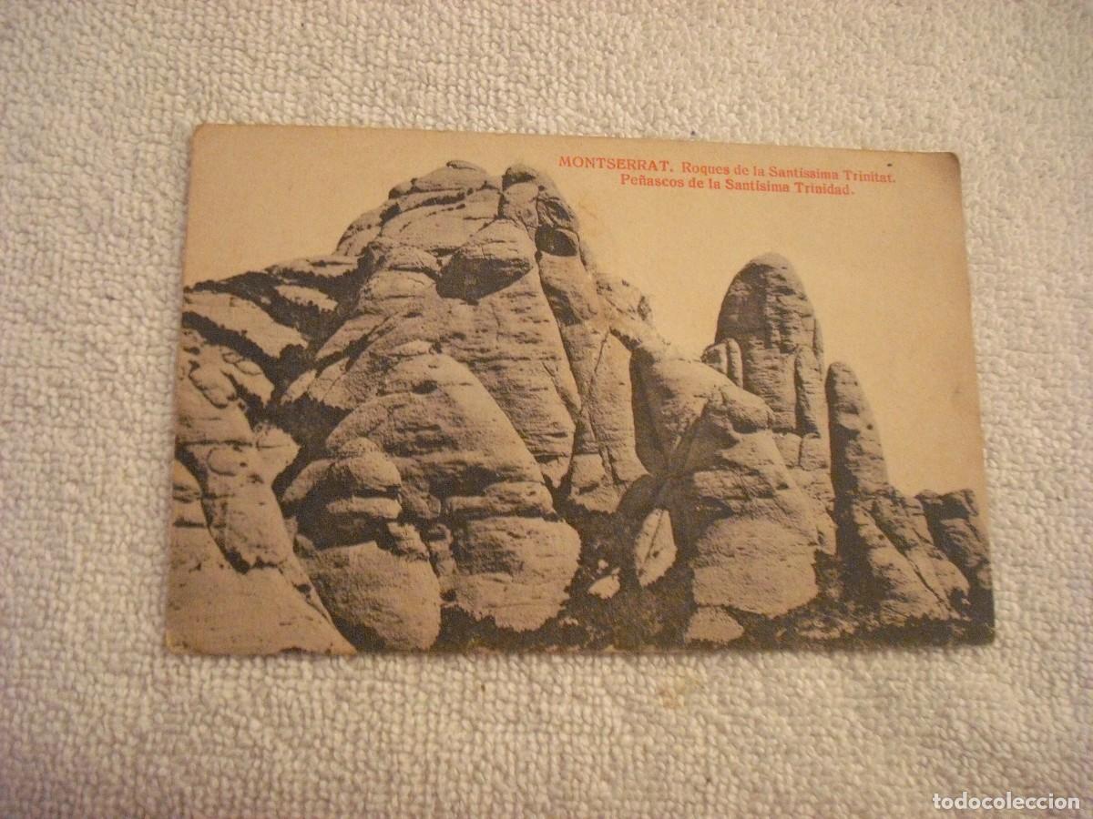 Postales: MONTSERRAT , ROQUES DE LA SANTISIMA TRINITAT. L. ROCA, SIN CIRCULAR. - Foto 1