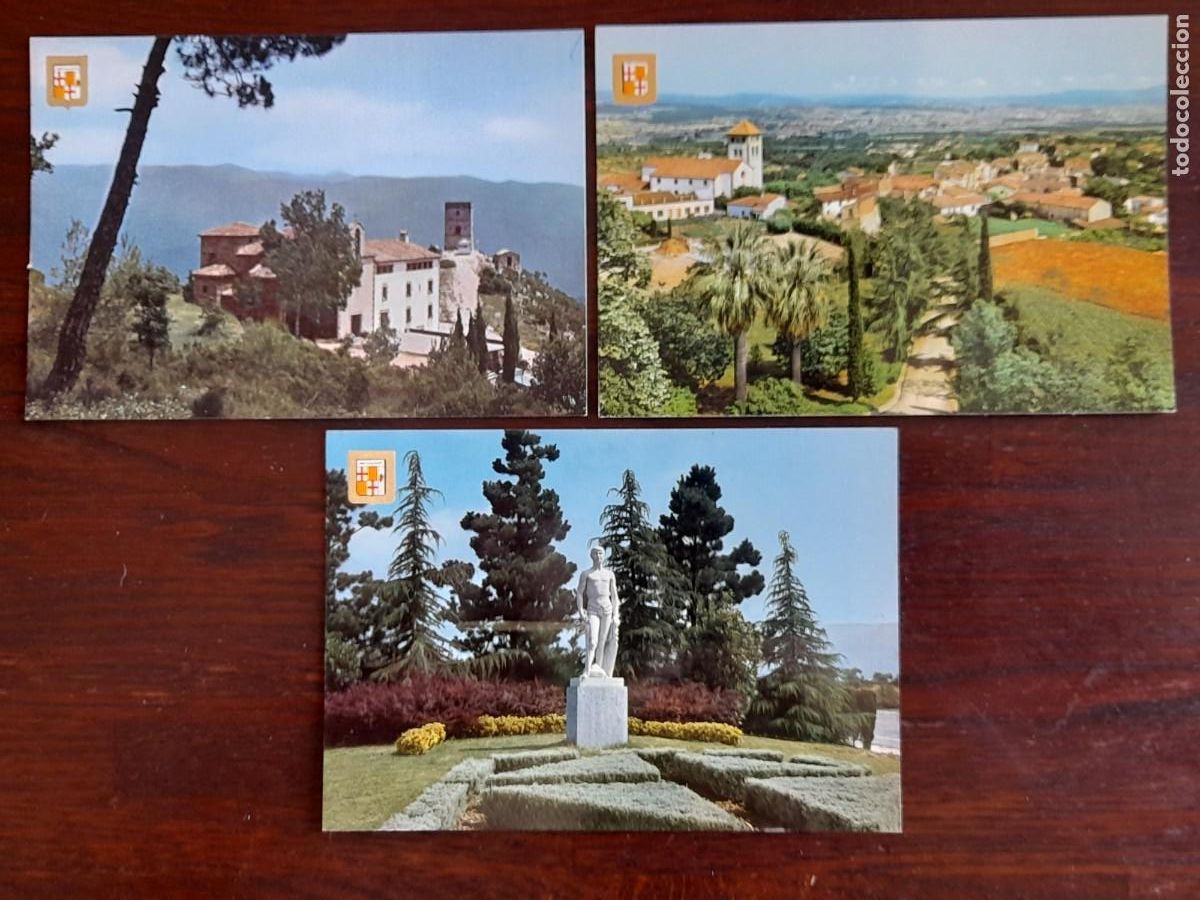 Postales: Una postal vintage, ermita de Puiggracios l&acute;Ametlla de mar comarca de Baix Ebre 3 tarjetas a elegir