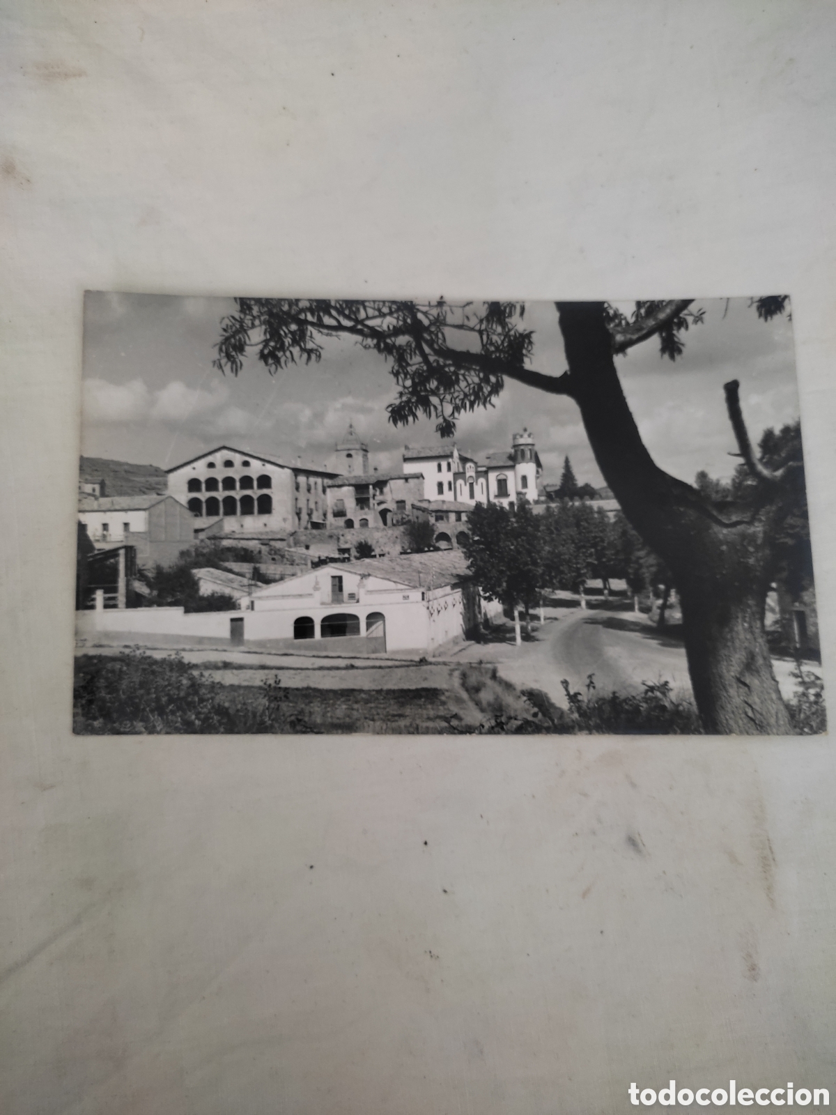 Postales: Postal avinyo entrada al pueblo