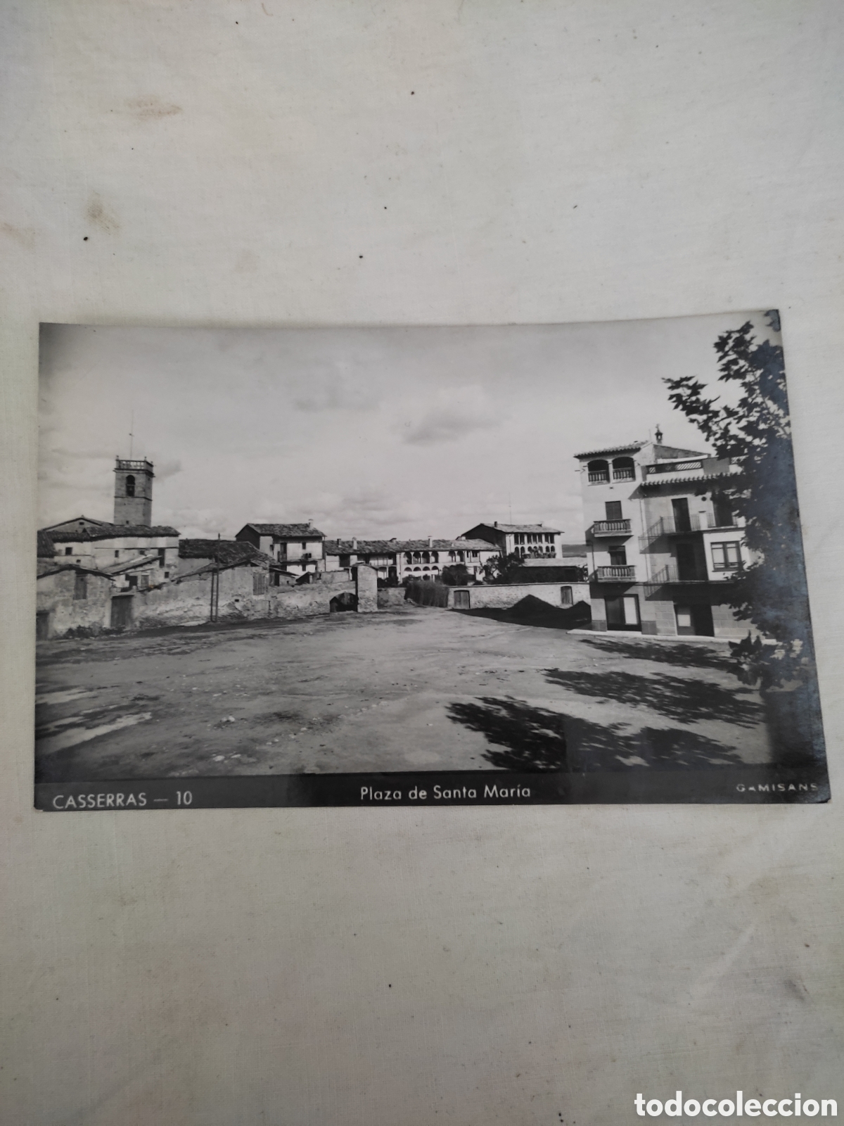 Cartes Postales: Postal 10 casserras plaza de Santa Mar&iacute;a foto gamisans