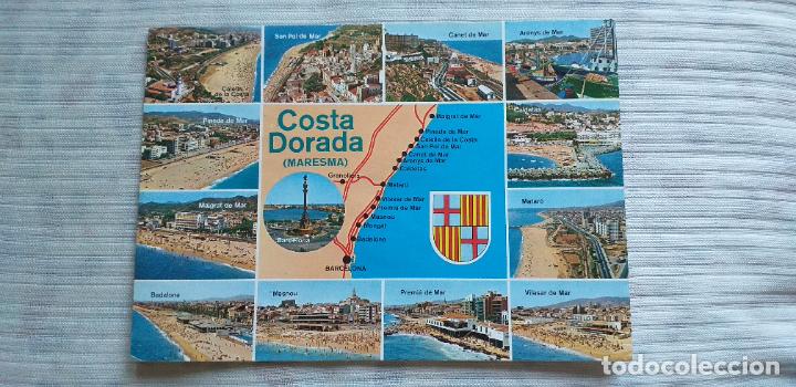 Postales: TARRAGONA-RV-150X105mm-N&ordm; B 6602 M-COSTA DORADA-ESCRITA