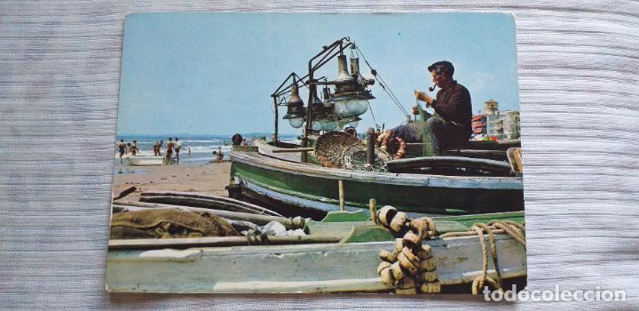 Postales: TARRAGONA-RV-150X105mm-N&ordm;42-COSTA DORADA-CALAFELL-PLAYA-CIRCULADA