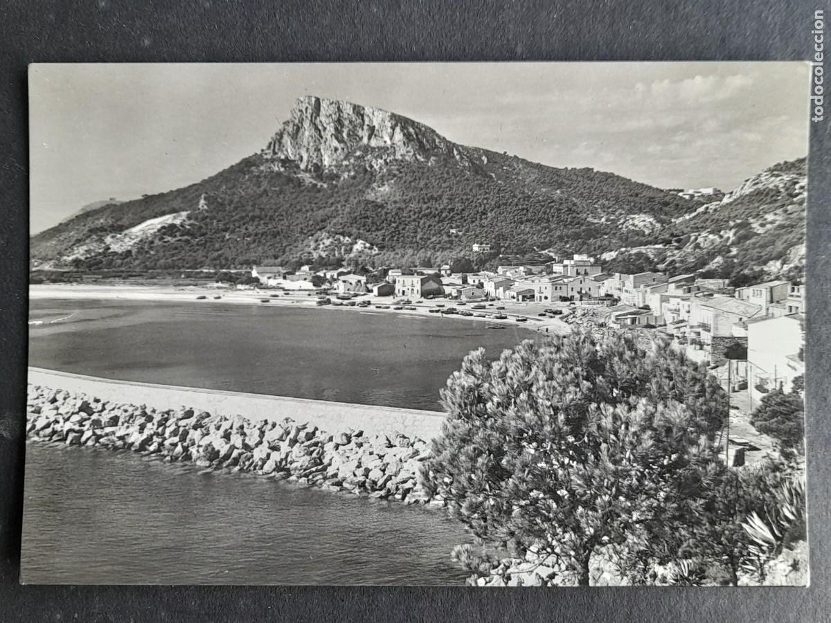 Postkarten: Una postal vintage, L&acute;estartit vista parcial, muelle al fondo el Montgri, a&ntilde;os 30 irreconocible