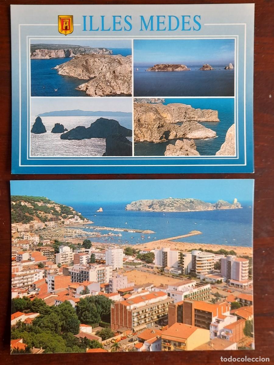 Postkarten: Una postal vintage, colaig imagenes varias Illes Medes en l&acute;estartit&acute;s, dos trajetas a elegir