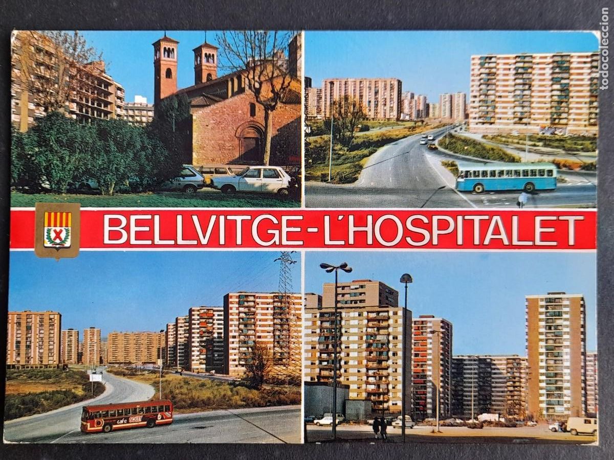 Postkarten: Una postal vintage colaig imagenes Bellvitge l&acute;hospitalet de llobregat nueva construccion a&ntilde;o 64&acute;s