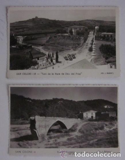 Postales: CUATRO POSTALES DE SANT CELONI - ED. J. BILBENY - Foto 1
