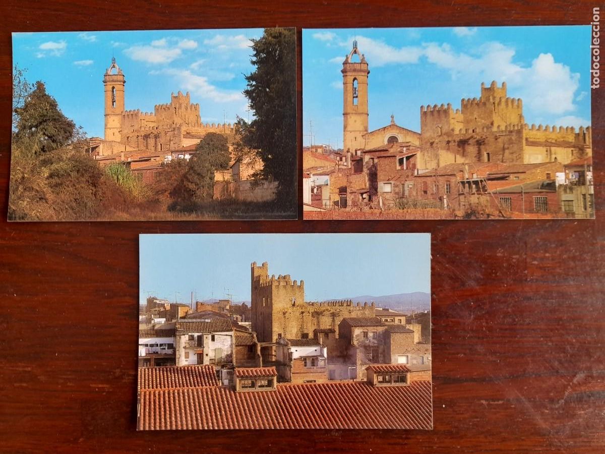 Postkarten: Una postal vintage, La Bisbal d&acute;Emporda, Puig d&acute;en Vidal, conjunto monumental, tres tarjetas a elegi