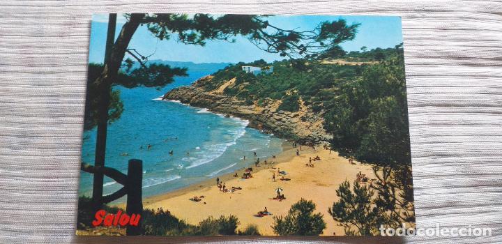 Postales: TARRAGONA-RV-150X105mm-N&ordm;4-COSTA DORADA-SALOU-VISTA PARCIAL-ESCRITA
