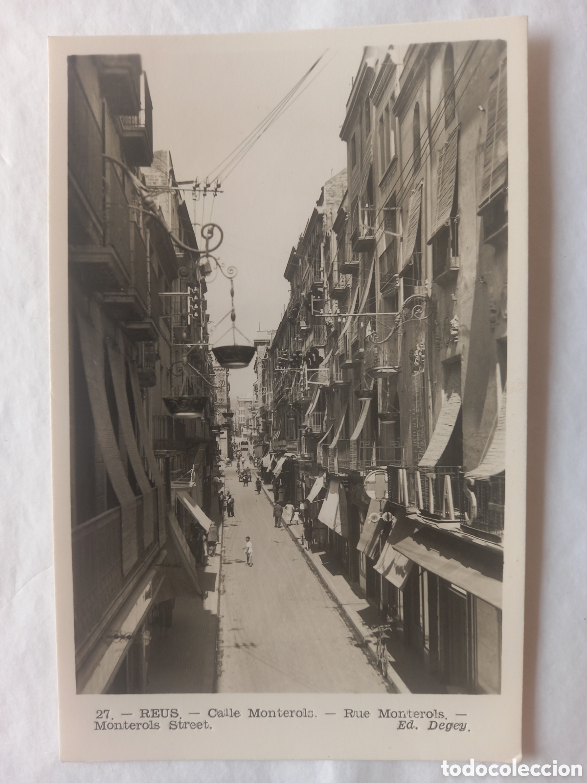 Postales: REUS. Calle Monterols - Foto 1