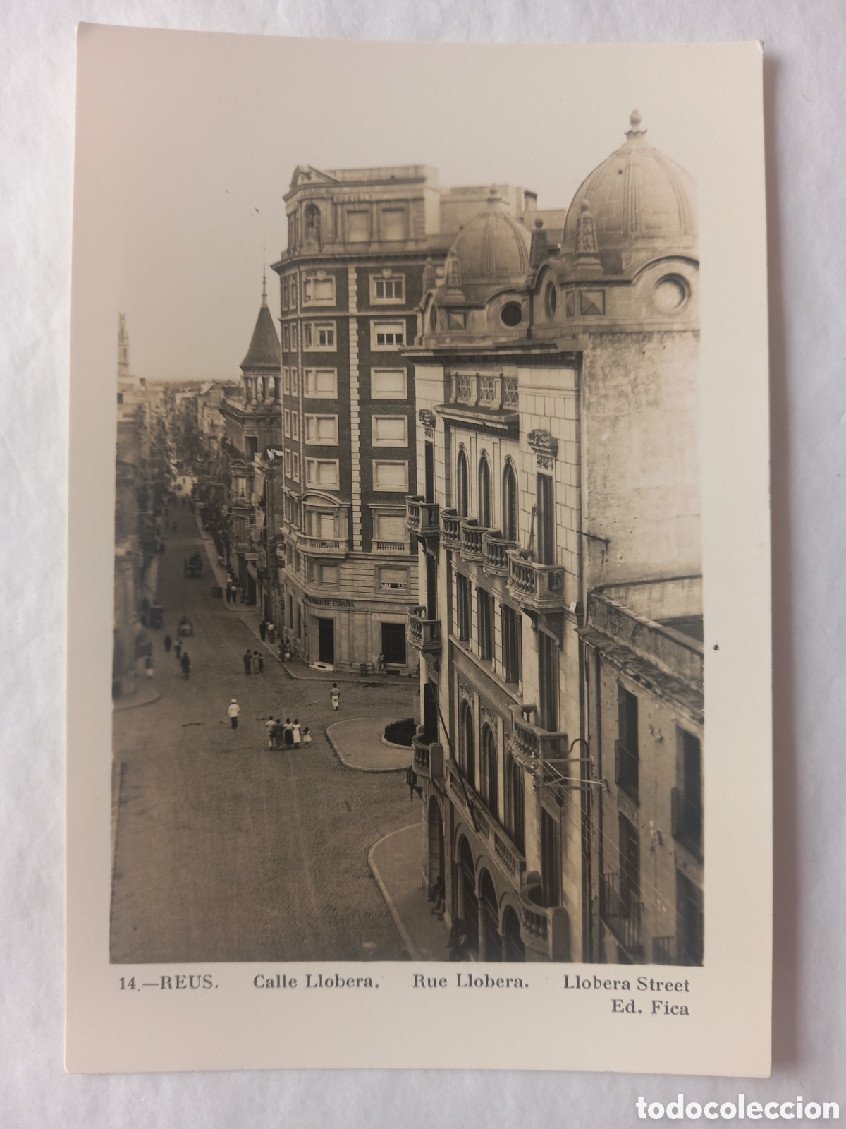 Postales: REUS. Calle Llobera - Foto 1