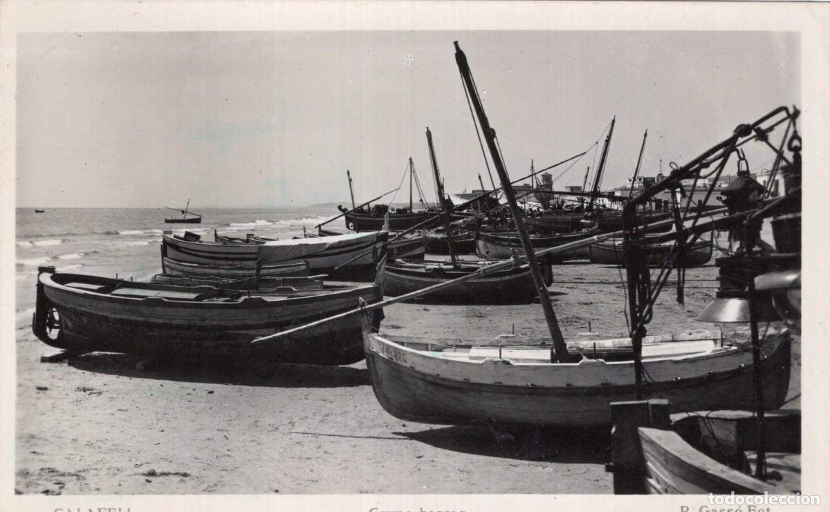 Postales: CALAFELL. GRUPO BARCAS - Foto 1