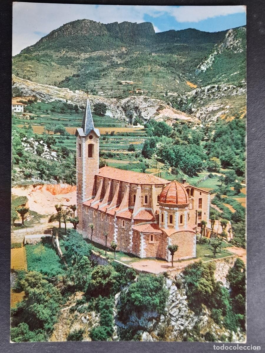 Postcards: Postal vintage de la iglesia del Santuario de Lourdes en La Nou comarca del Bergueda,