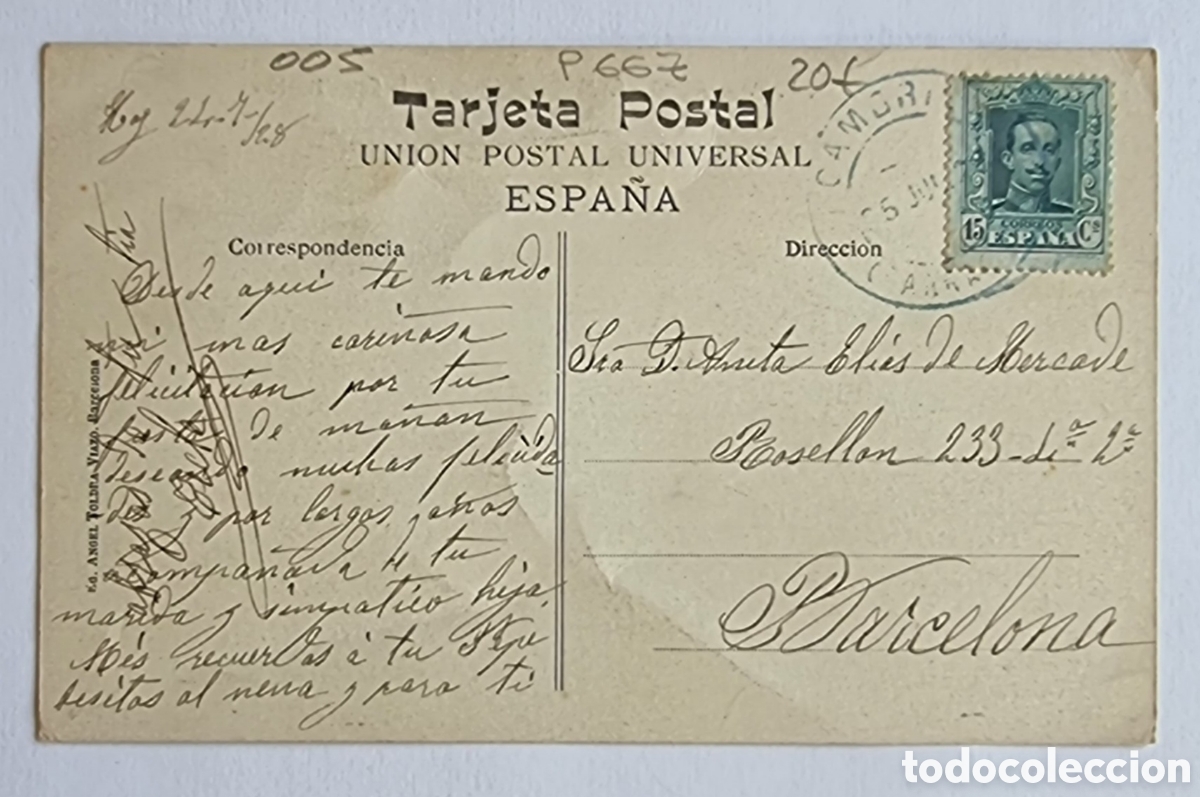 Postales: POSTAL DE CAMBRILS - Foto 2