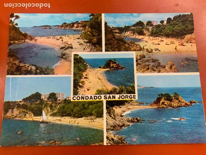 Postales: COSTA BRAVA, CONDADO DE SAN JORGE. Antigua postal sin circular.