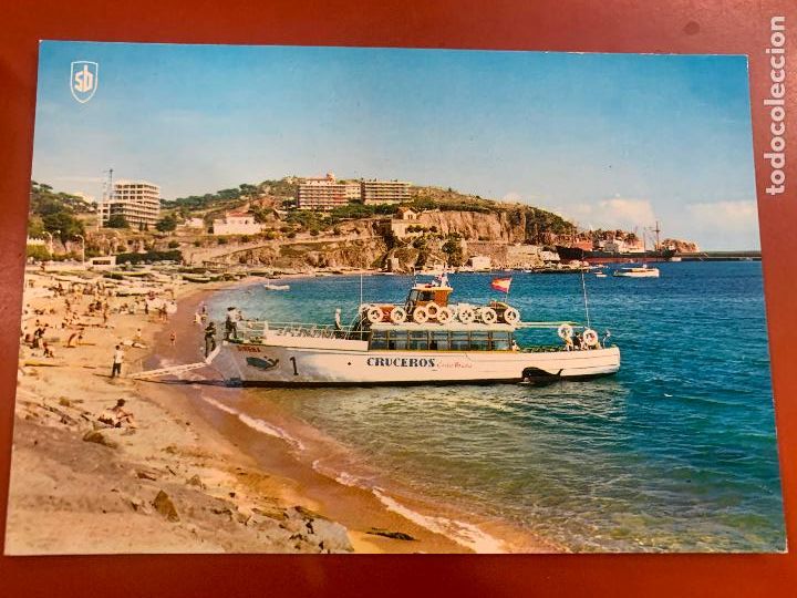 Postales: SAN FELIU DE GUIXOLS, cruceros costa brava. Antigua postal sin circular.