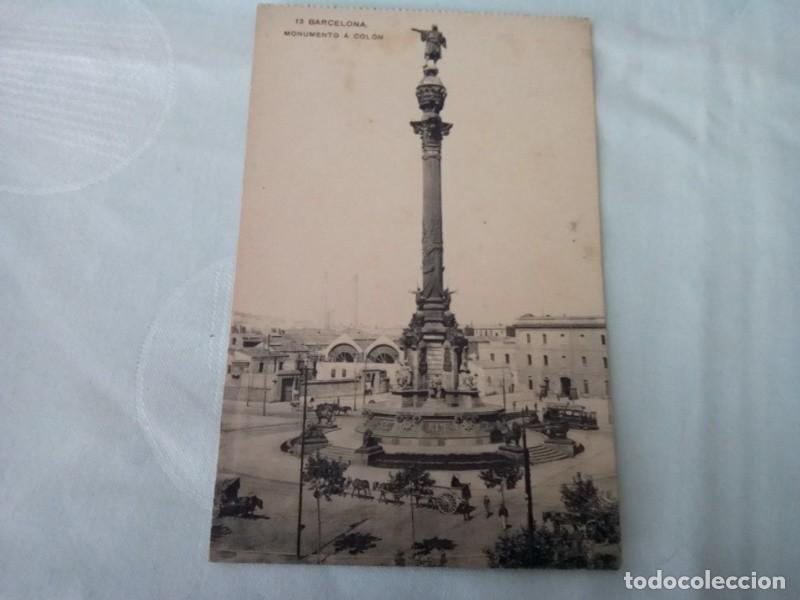 Postales: BARCELONA , POSTAL ANTIGUA , BLANCO Y NEGRO - Foto 2