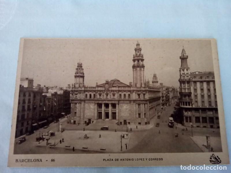 Postales: BARCELONA , POSTAL ANTIGUA , BLANCO Y NEGRO - Foto 2