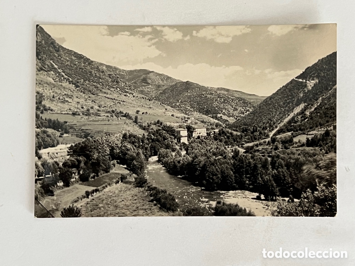Postales: LERIDA. Postal No.2 Ba&ntilde;os de San Vicente. Vista panor&aacute;mica. Foto Janot (a.1964) c&iacute;rculada